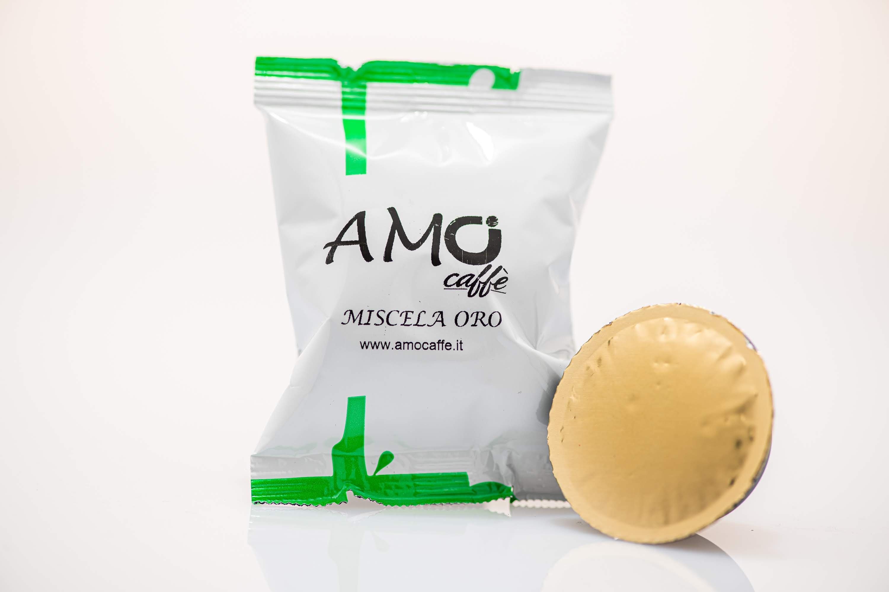 AMO CAFFÈ IN CAPSULA COMPATIBILE A MODO MIO MISCELA ORO SPECIALE (0,30€/1 PZ.) -100PZ.